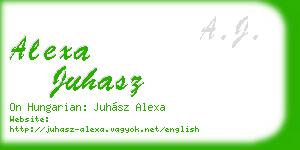 alexa juhasz business card